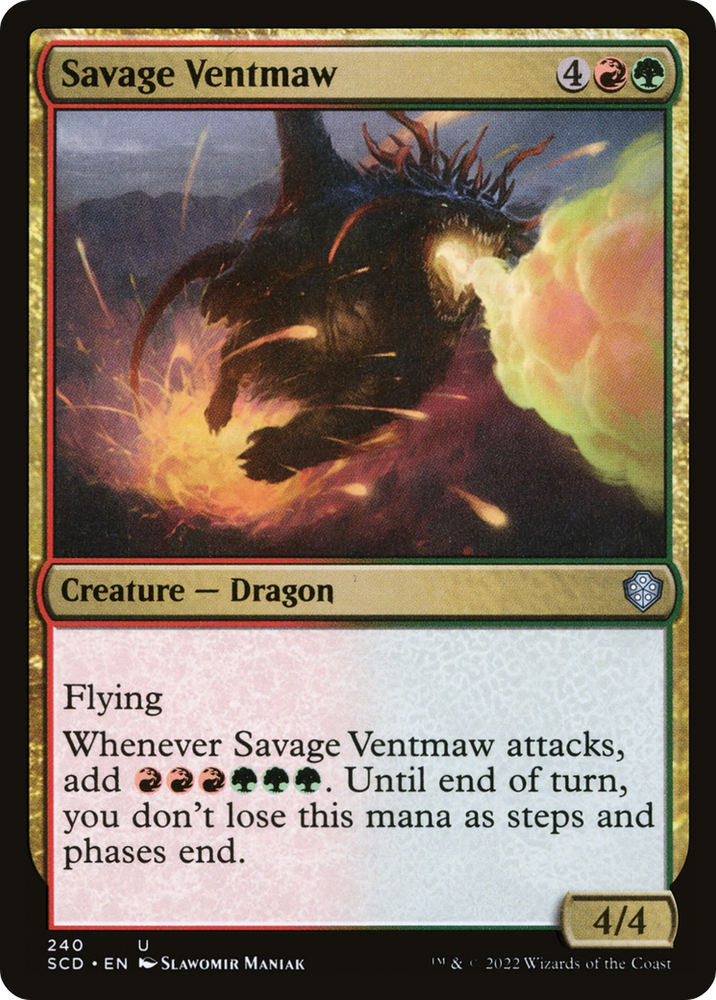 Savage Ventmaw [Starter Commander Decks] Magic: The Gathering