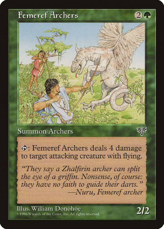 Femeref Archers [Mirage] Magic: The Gathering