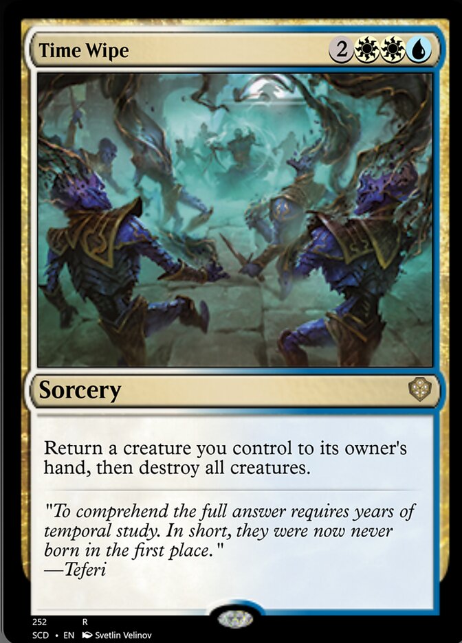 Time Wipe [Starter Commander Decks] Magic: The Gathering