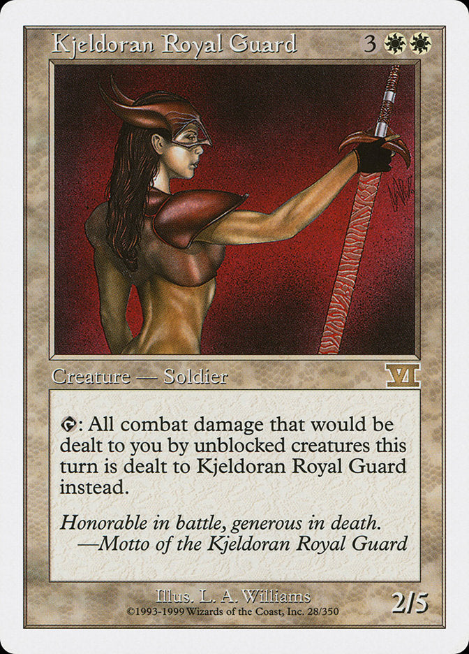 Kjeldoran Royal Guard [Classic Sixth Edition] Magic: The Gathering