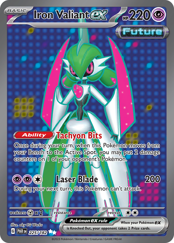 Iron Valiant ex (225/182) [Scarlet & Violet: Paradox Rift] Pokémon