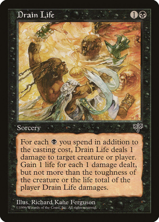 Drain Life [Mirage] Magic: The Gathering