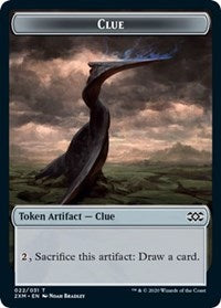 Clue // Plant Double-Sided Token [Double Masters Tokens] Magic: The Gathering