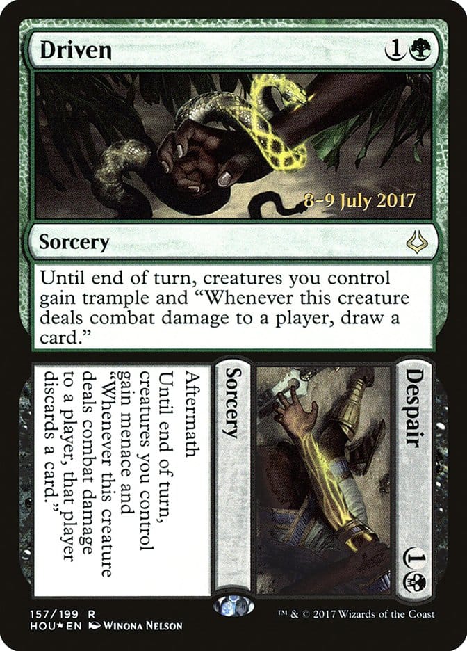 Driven // Despair [Hour of Devastation Prerelease Promos] Magic: The Gathering