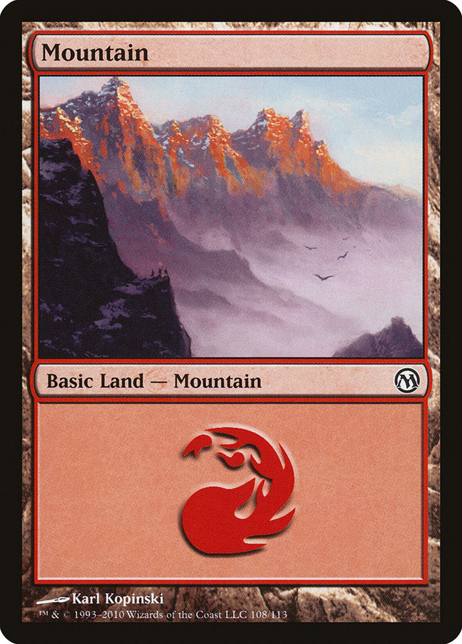 Mountain (108) [Duels of the Planeswalkers] Magic: The Gathering