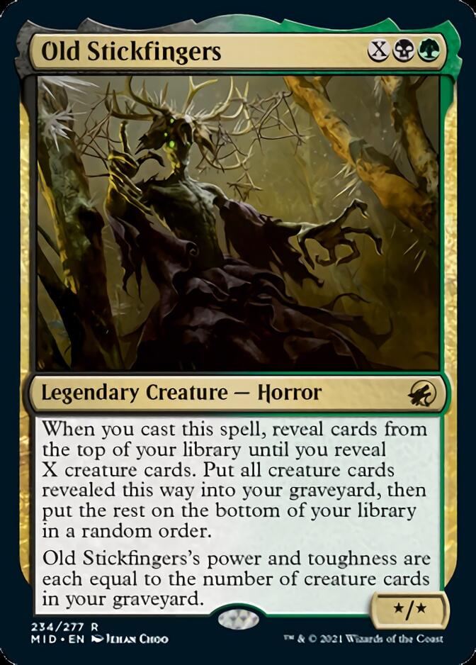 Old Stickfingers [Innistrad: Midnight Hunt] Magic: The Gathering