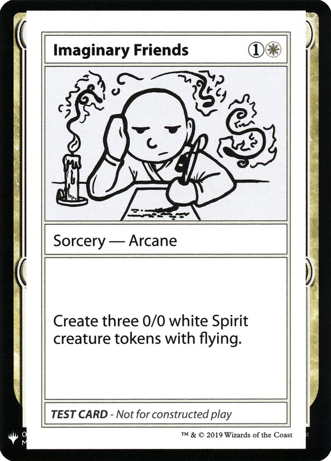 Imaginary Friends [Mystery Booster Playtest Cards] Magic: The Gathering