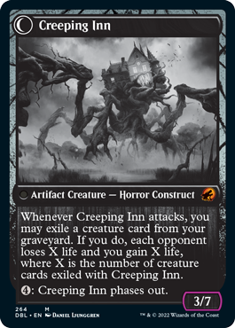 Hostile Hostel // Creeping Inn [Innistrad: Double Feature] Magic: The Gathering