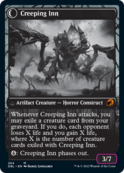 Hostile Hostel // Creeping Inn [Innistrad: Double Feature] Magic: The Gathering