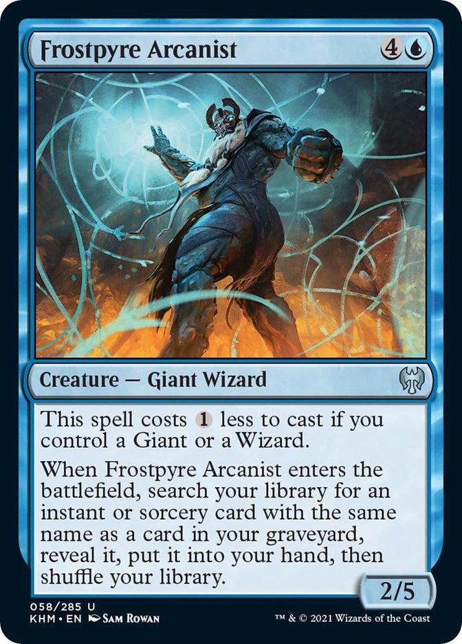 Frostpyre Arcanist [Kaldheim] Magic: The Gathering