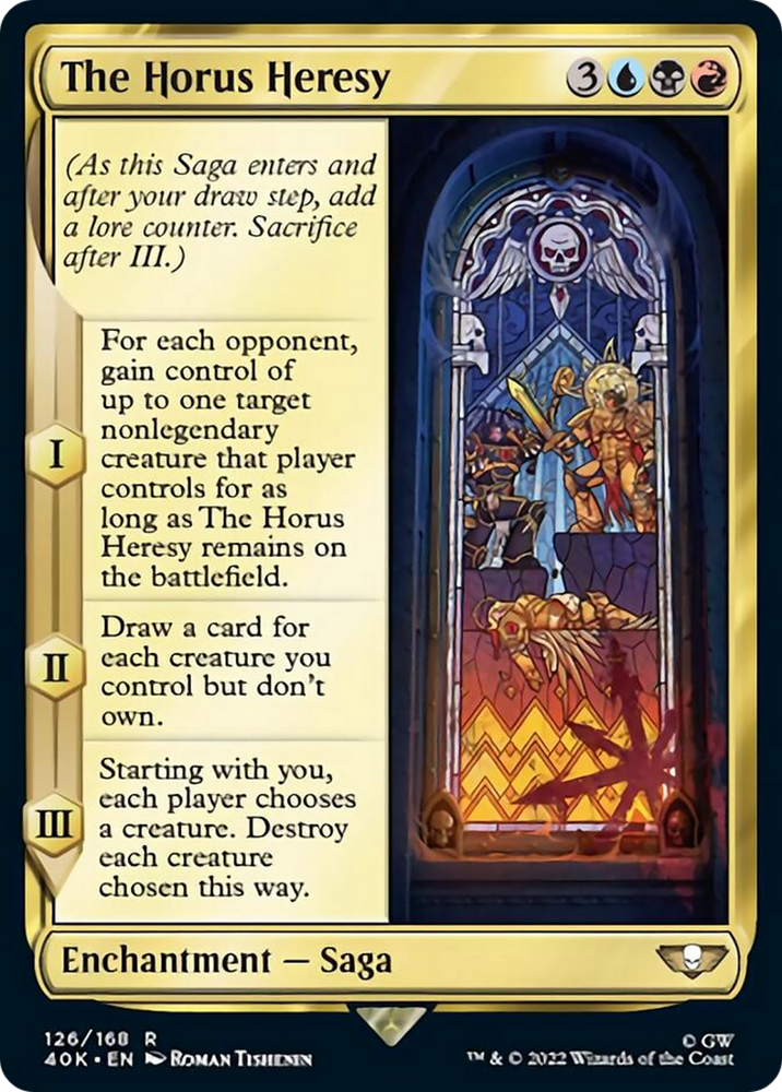 The Horus Heresy (Surge Foil) [Warhammer 40,000] Magic: The Gathering