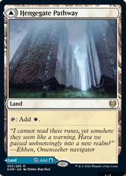 Hengegate Pathway // Mistgate Pathway [Kaldheim] Magic: The Gathering