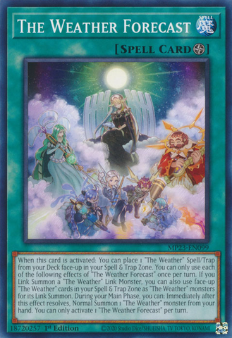 The Weather Forecast [MP23-EN099] - Yugioh Cards For Your TCG Needs!