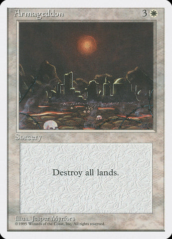Armageddon [Fourth Edition] Magic: The Gathering