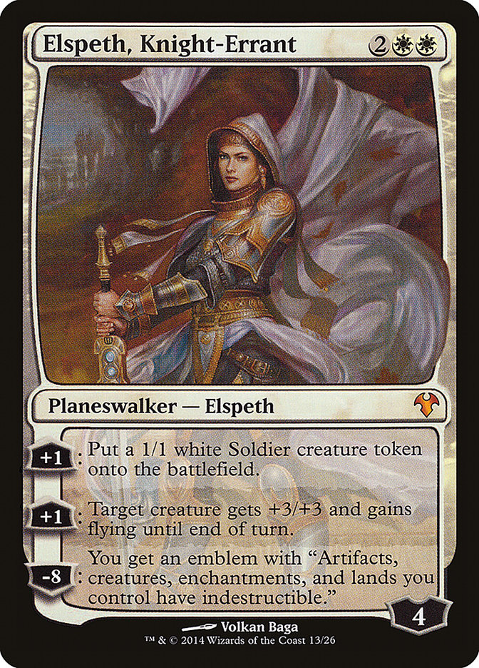 Elspeth, Knight-Errant [Modern Event Deck 2014] Magic: The Gathering