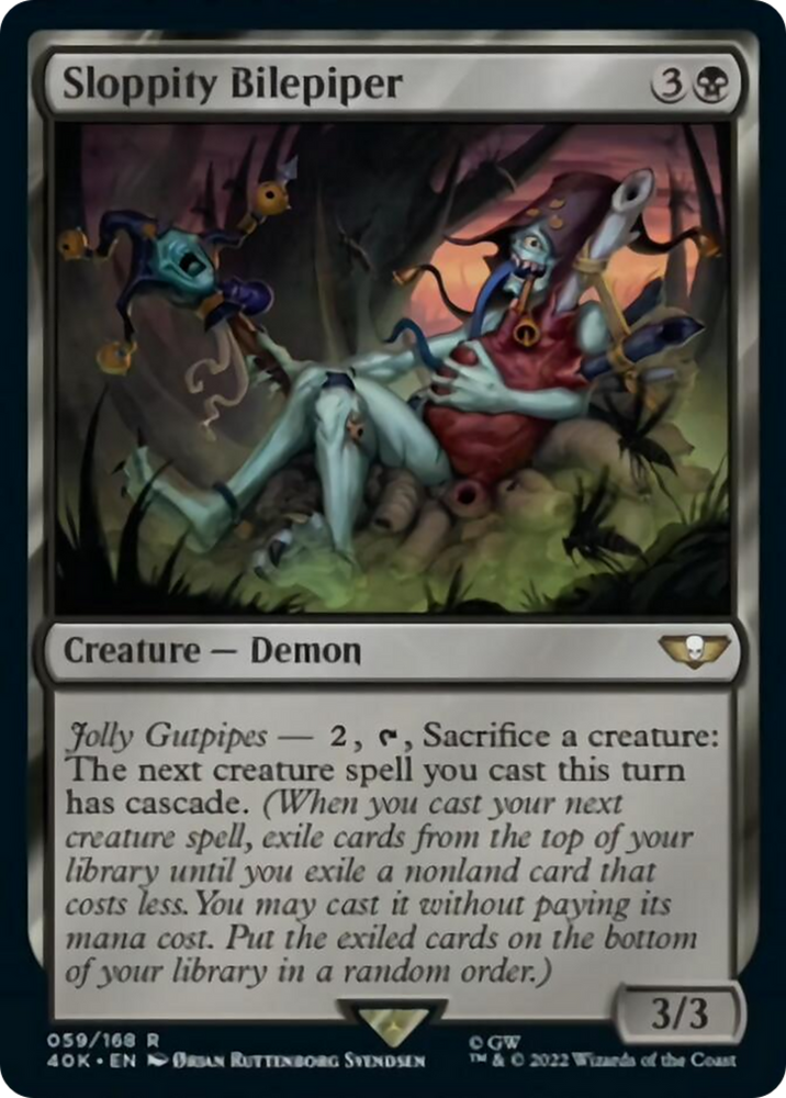 Sloppity Bilepiper [Warhammer 40,000] Magic: The Gathering