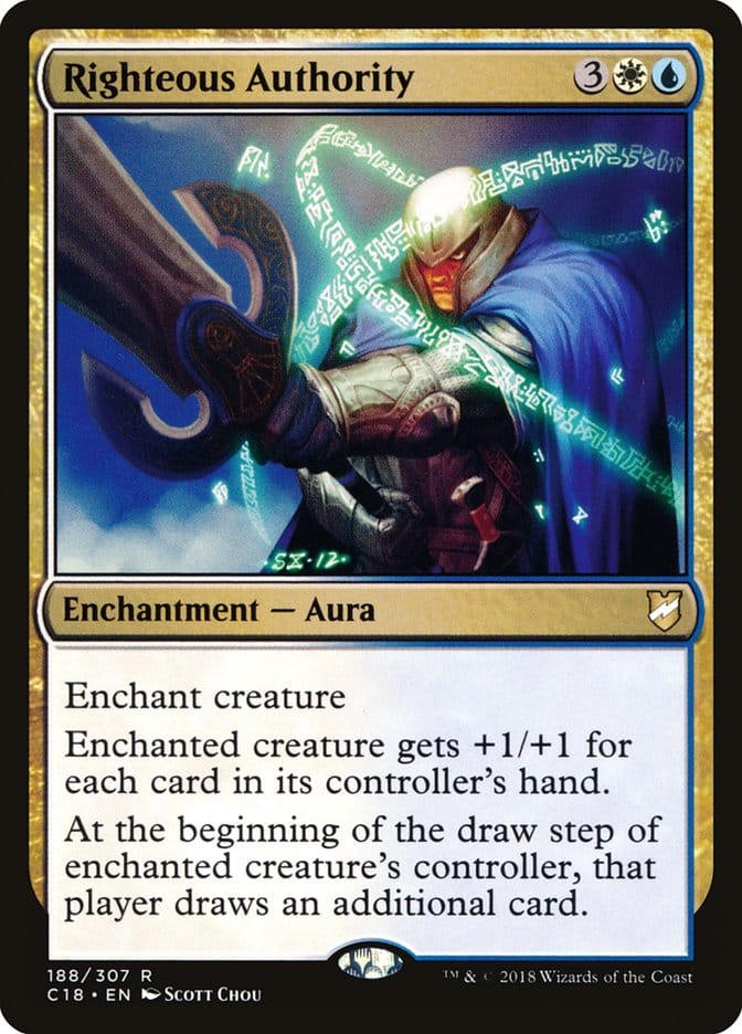 Righteous Authority [Commander 2018] Magic: The Gathering