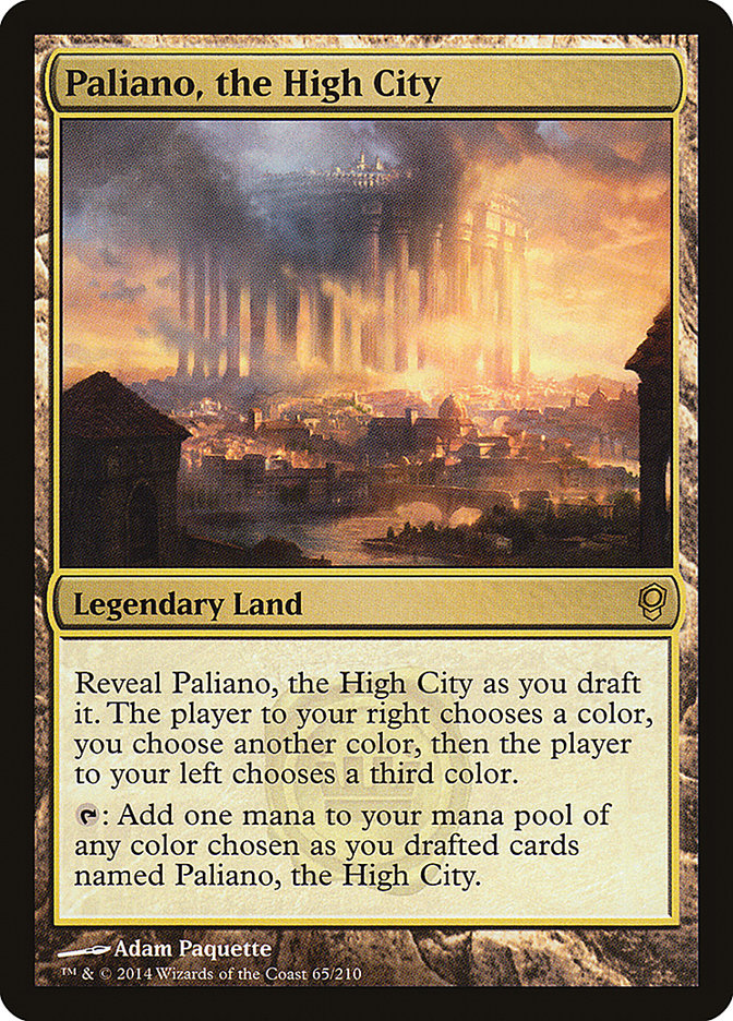 Paliano, the High City [Conspiracy] Magic: The Gathering