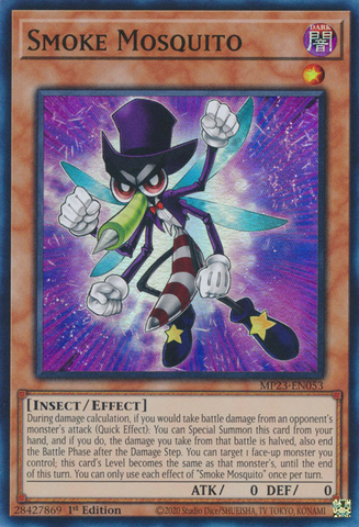 Smoke Mosquito [MP23-EN053] Super Rare - Yugioh Cards For Your TCG Needs!