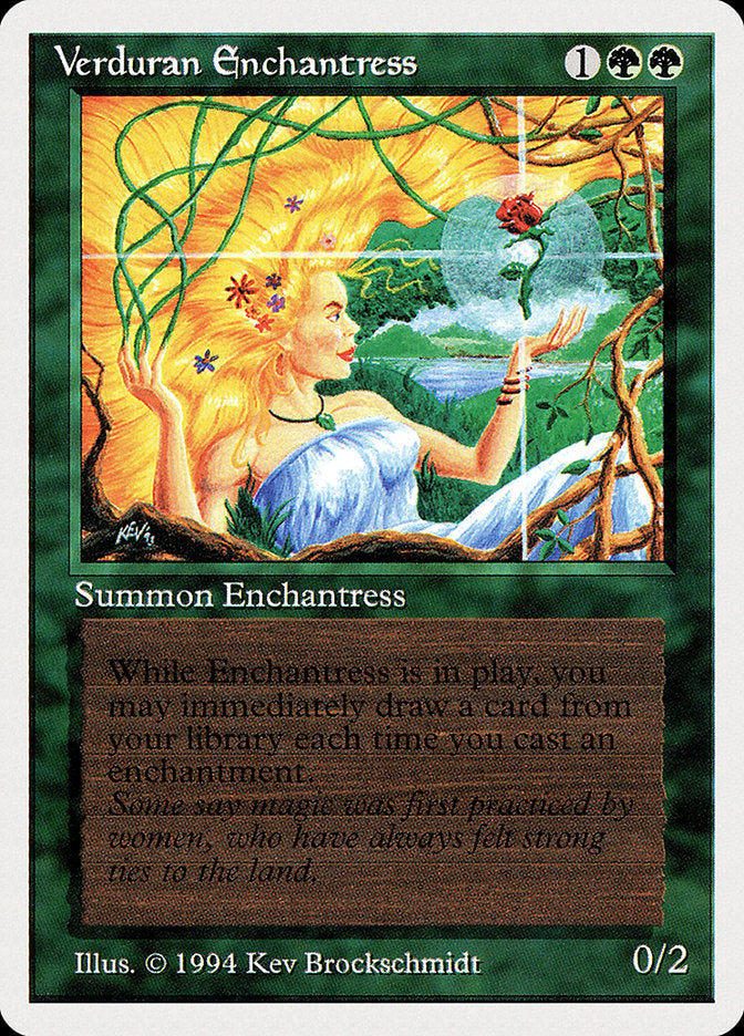 Verduran Enchantress [Summer Magic / Edgar] Magic: The Gathering