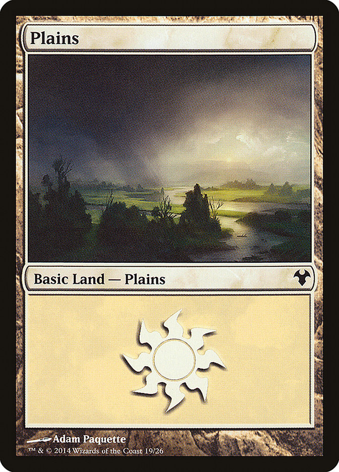 Plains (19) [Modern Event Deck 2014] Magic: The Gathering