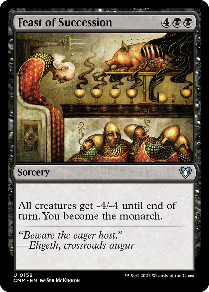 Feast of Succession [Commander Masters] Magic: The Gathering