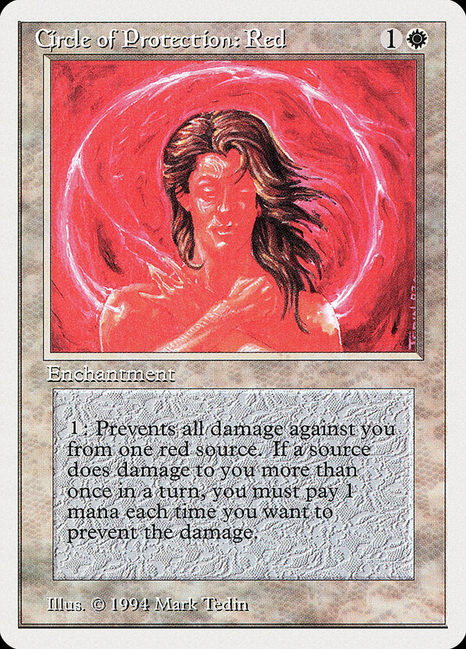 Circle of Protection: Red [Summer Magic / Edgar] Magic: The Gathering