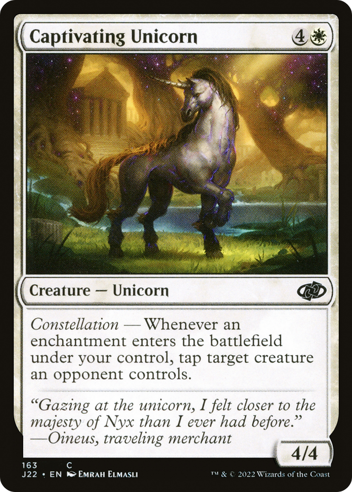 Captivating Unicorn [Jumpstart 2022] Magic: The Gathering