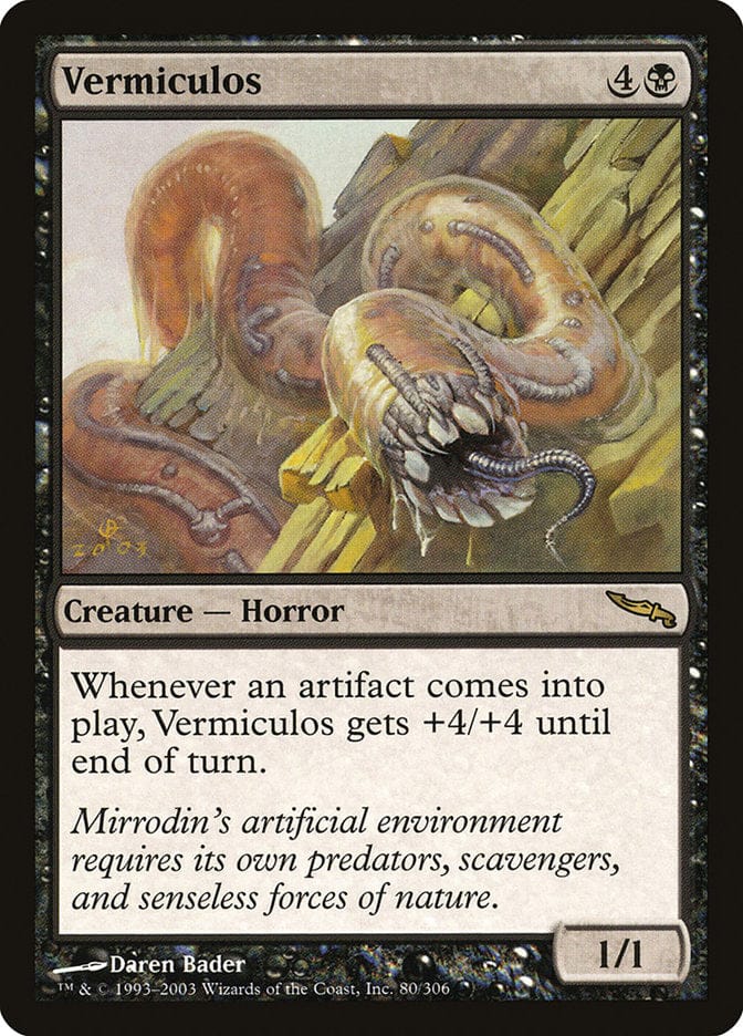 Vermiculos [Mirrodin] Magic: The Gathering