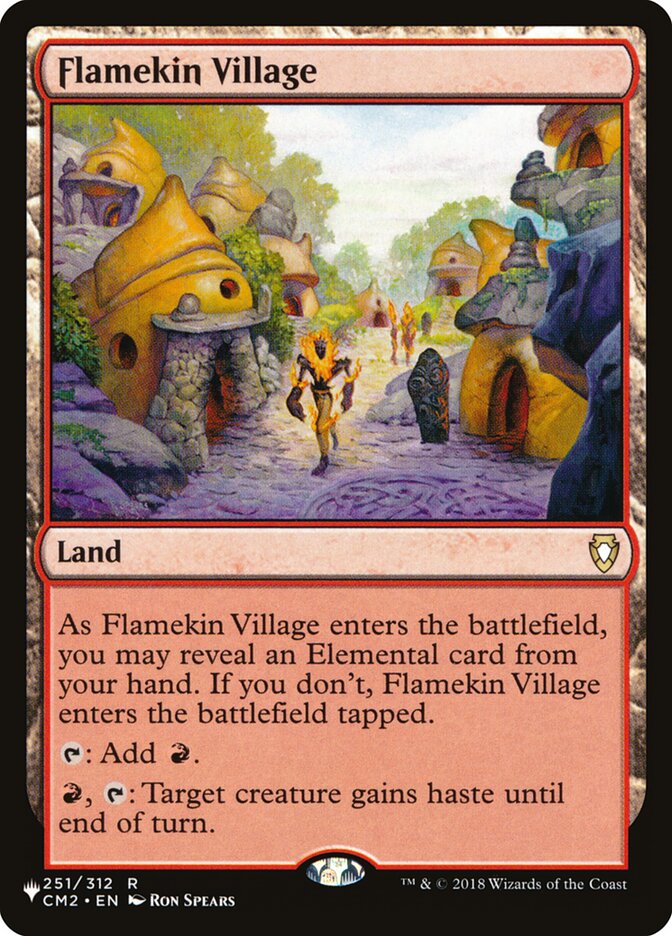 Flamekin Village [Secret Lair: Heads I Win, Tails You Lose] Magic: The Gathering