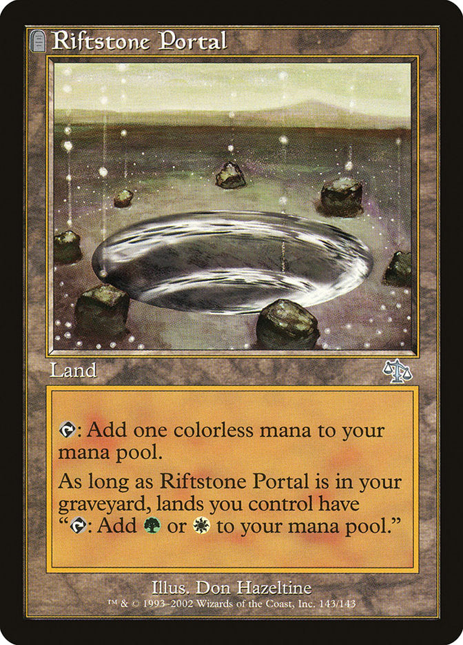 Riftstone Portal [Judgment] Magic: The Gathering