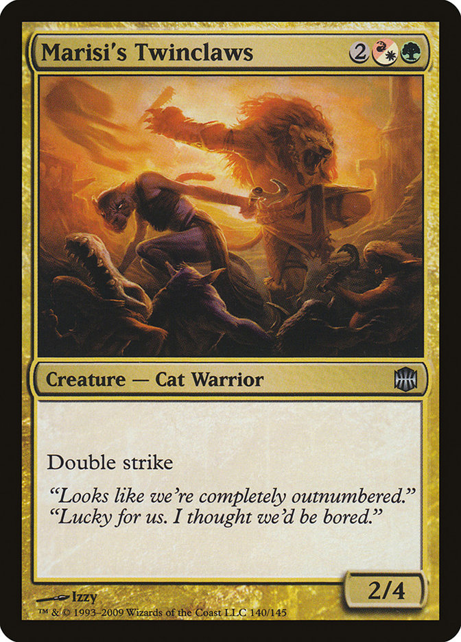 Marisi's Twinclaws [Alara Reborn] Magic: The Gathering