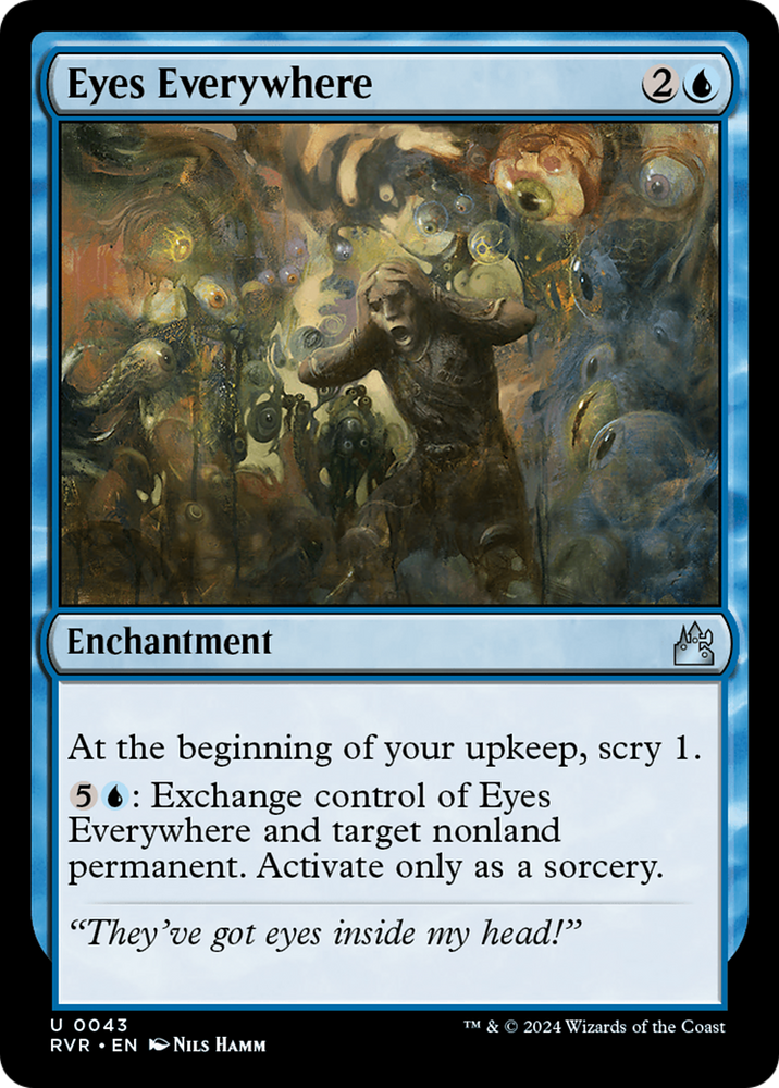 Eyes Everywhere [Ravnica Remastered] Magic: The Gathering