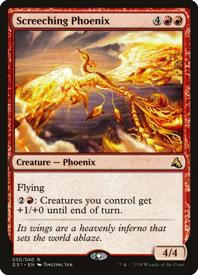 Screeching Phoenix [Global Series Jiang Yanggu & Mu Yanling] Magic: The Gathering