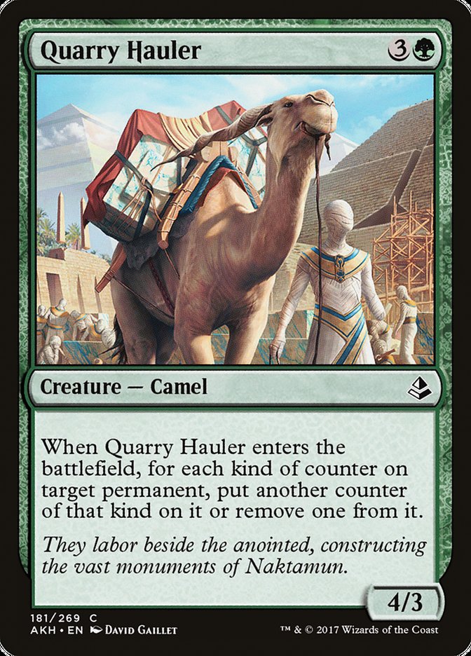 Quarry Hauler [Amonkhet] Magic: The Gathering