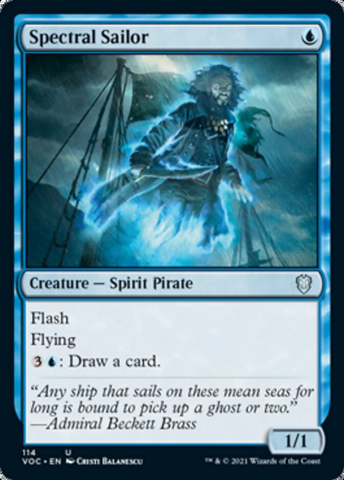 Spectral Sailor [Innistrad: Crimson Vow Commander] Magic: The Gathering