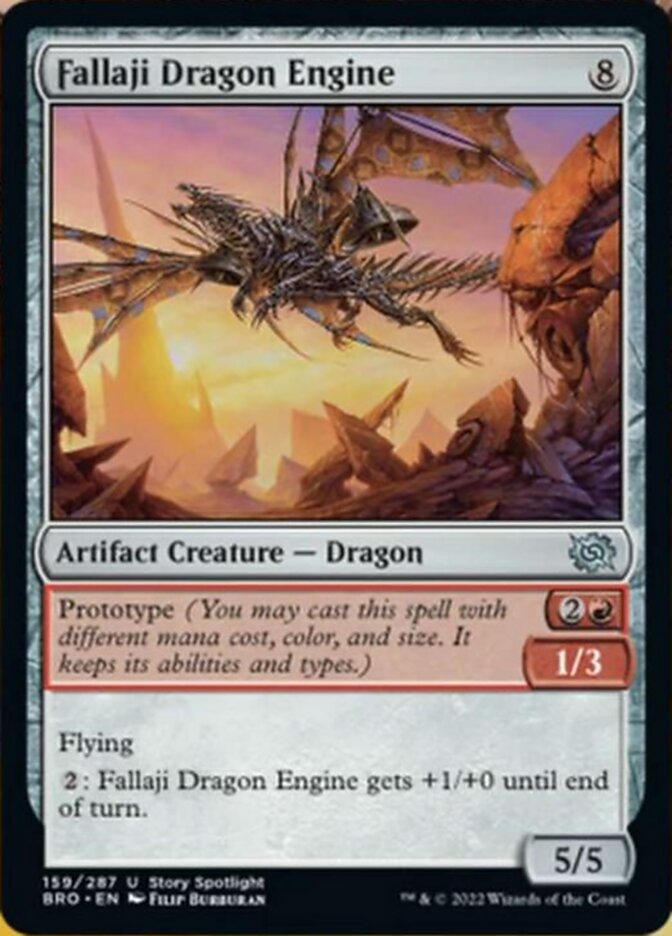 Fallaji Dragon Engine [The Brothers' War] Magic: The Gathering