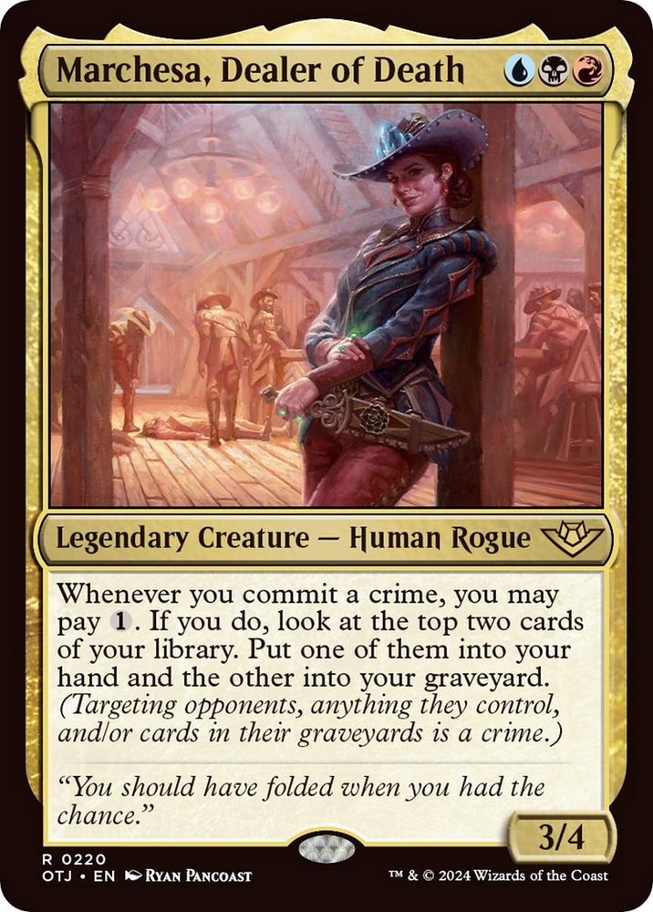 Marchesa, Dealer of Death [Outlaws of Thunder Junction] Magic: The Gathering