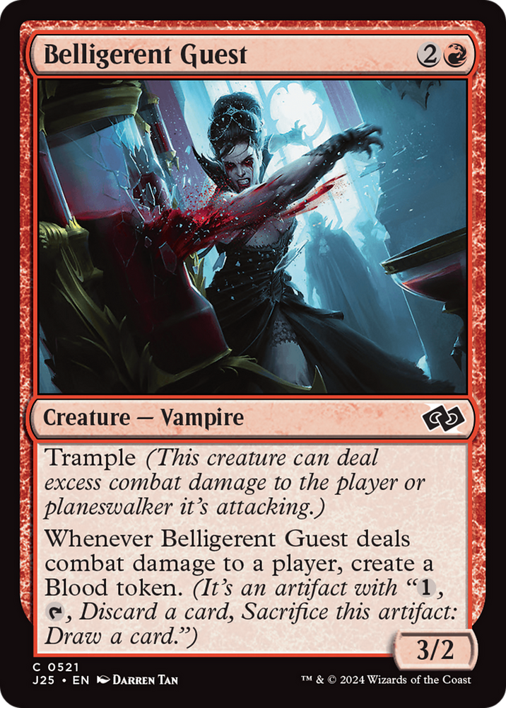 Belligerent Guest [Foundations Jumpstart] Magic: The Gathering