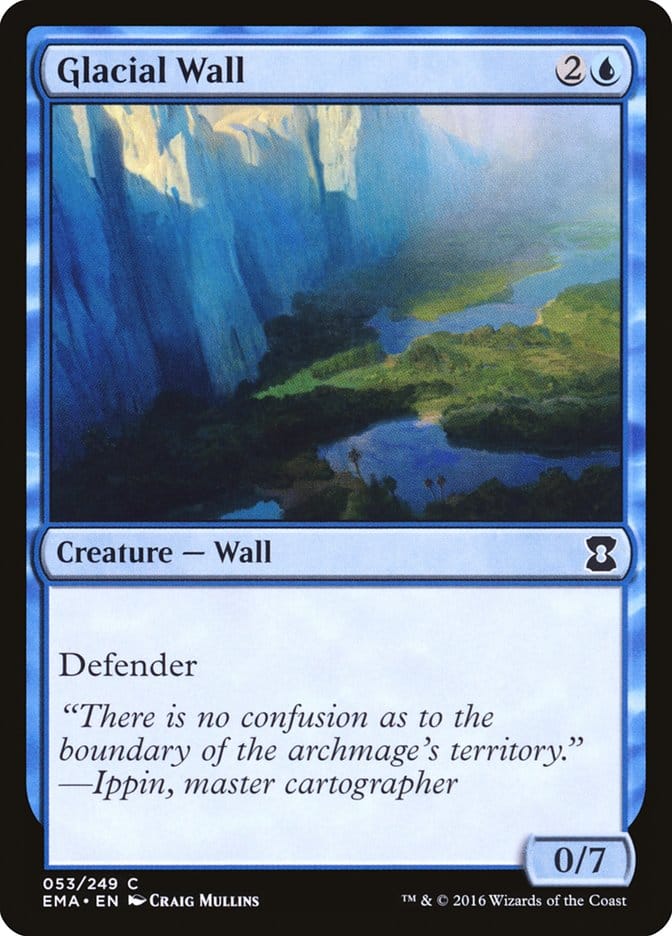 Glacial Wall [Eternal Masters] Magic: The Gathering