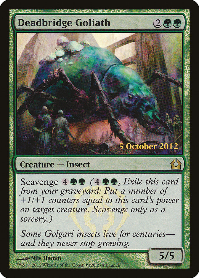 Deadbridge Goliath [Return to Ravnica Prerelease Promos] Magic: The Gathering