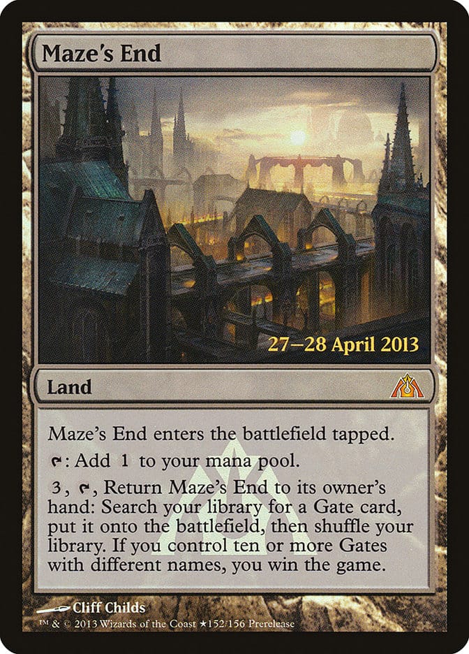 Maze's End [Dragon's Maze Prerelease Promos] Magic: The Gathering