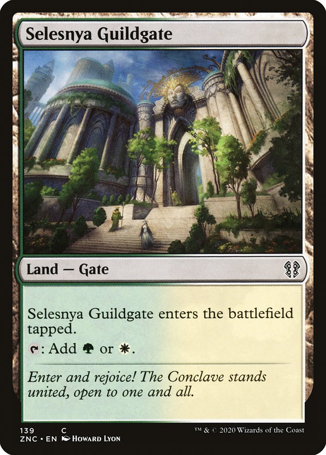 Selesnya Guildgate [Zendikar Rising Commander] Magic: The Gathering