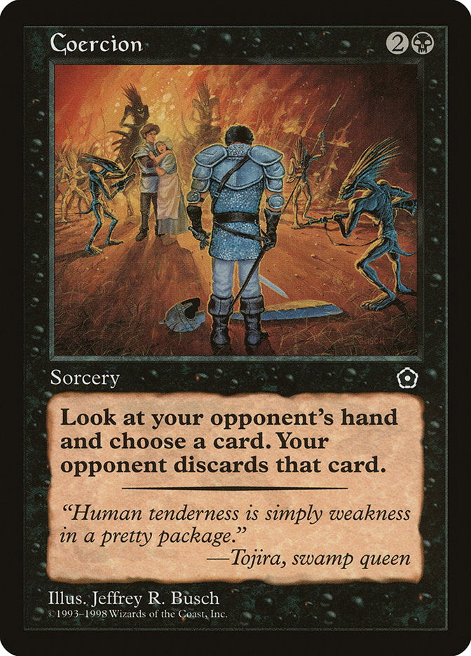 Coercion [Portal Second Age] Magic: The Gathering