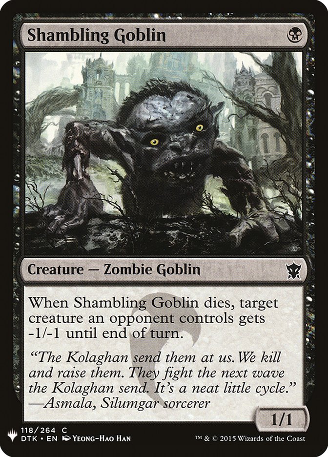 Shambling Goblin [Mystery Booster] Magic: The Gathering