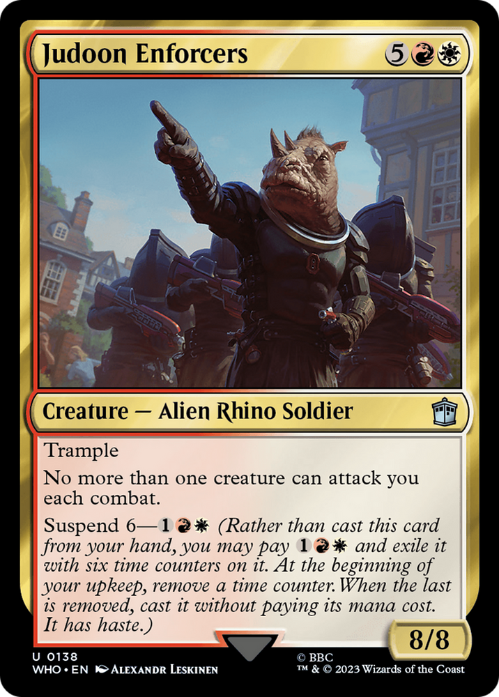 Judoon Enforcers [Doctor Who] Magic: The Gathering