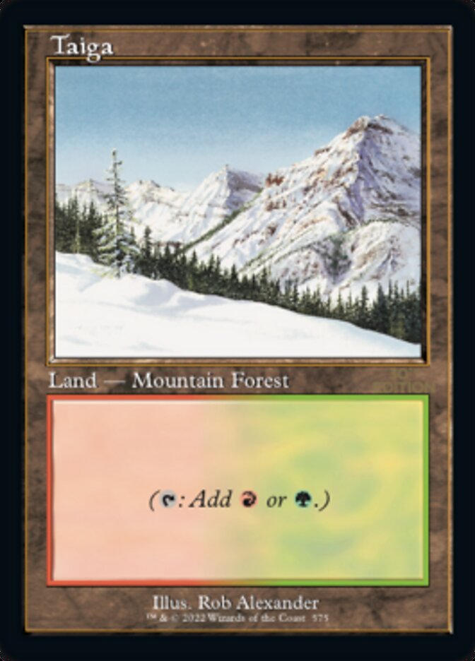 Taiga (Retro) [30th Anniversary Edition] Magic: The Gathering