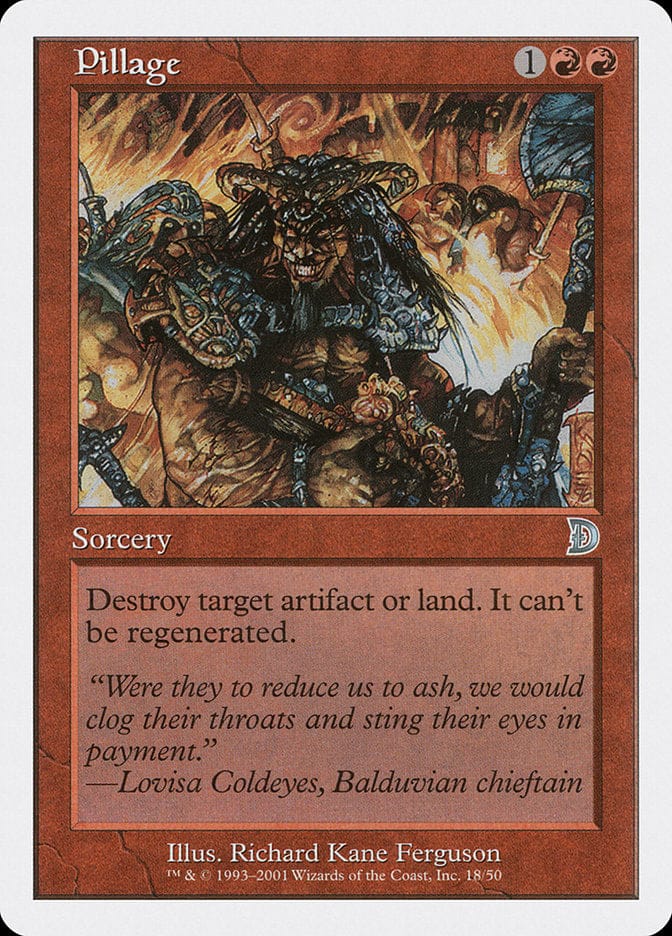 Pillage [Deckmasters] Magic: The Gathering
