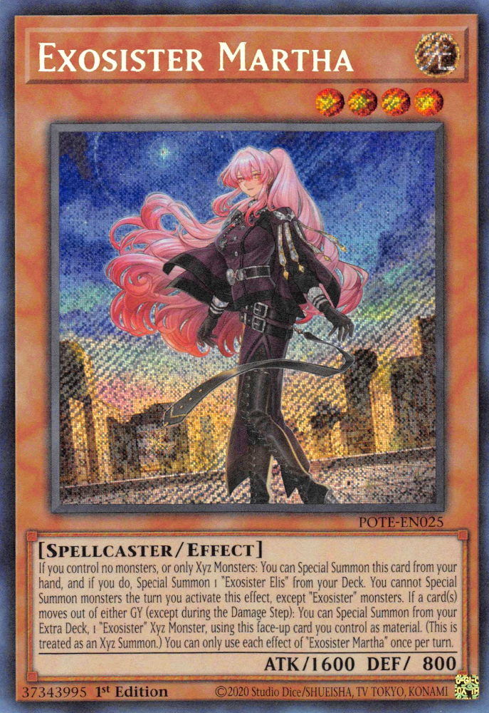 Exosister Martha [POTE-EN025] Secret Rare - Yugioh Cards For Your TCG Needs!