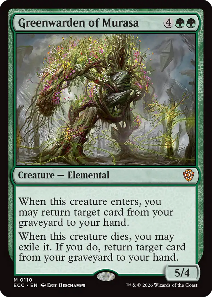 Greenwarden of Murasa [Lorwyn Eclipsed Commander] Magic: The Gathering